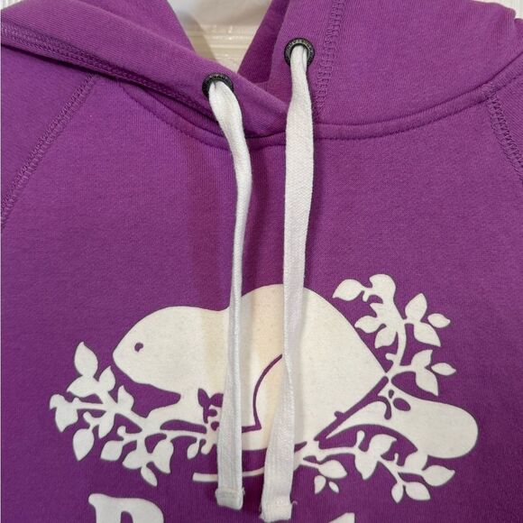 Roots Canada Purple BEAVER High End Women’s XS Hoodie MINTY - Picture 5 of 7